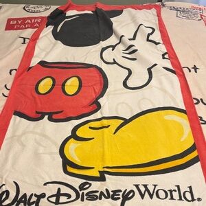 Disney World Mickey Mouse Beach Towel - Red, Yellow, Black